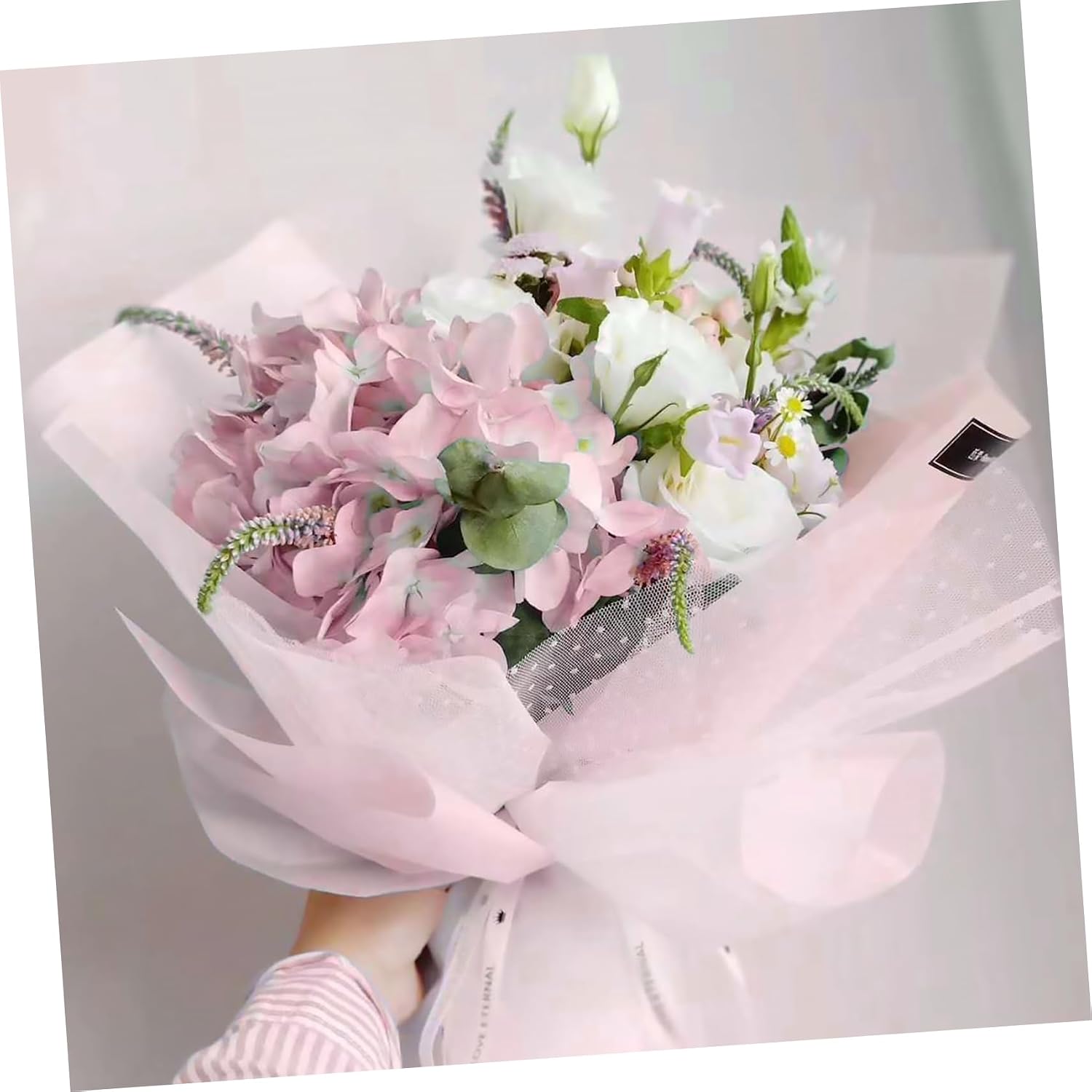 OHPHCALL Gauze Bouquet Wrapping Material Floral Package DIY Flower Wrapping Supplies for Weddings and Crafts