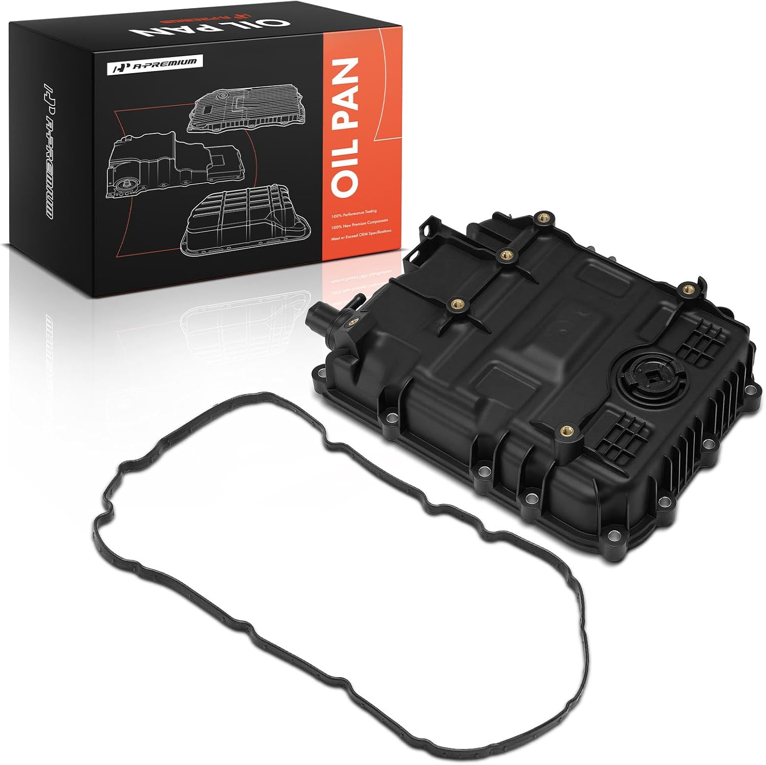 A-Premium Transmission Oil Pan Cover with Gasket Compatible with Kia Sorento 2019-2020, Telluride 2020-2025, Cadenza 2017-2020, Carnival 2022-2024 & Hyundai Palisade 2020-2025