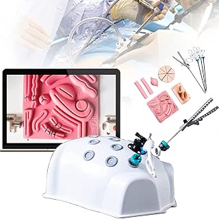Caixa Treinamento Simulador Instrutor LaparoscóPico, EndoscóPio 30° With 4 Instrumentos CirúRgicos +9 MóDulos De Treinamento, Para Uso Em Treinamento De Alunos, Convenient To Use