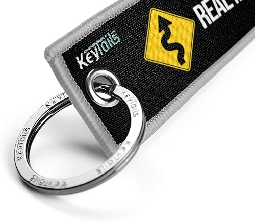 Miniatura 3 de KEYTAILS Llaveros, etiqueta de alta calidad para motocicleta, automóvil, scooter, ATV, UTV hombres reales como curvas