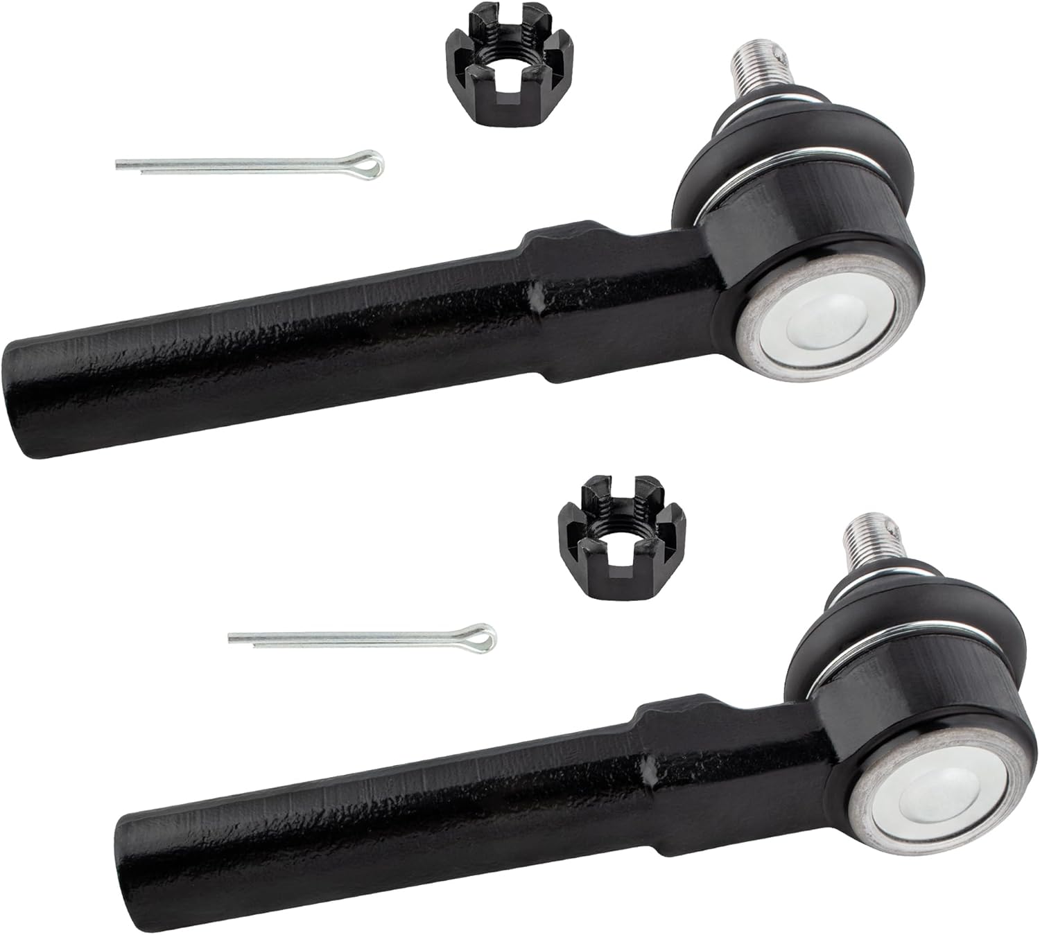 4pcs Tie Rod Ends Inner And Outer Set for 1994 1995 1996 1997 1998 1999 2000 2001 2002 2003 2004 for Ford Mustang Outer Tie Rod End Inner Suspension Replacement Kit for Ford Mustang EV127 ES318