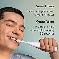 Vista 6 de Philips Sonicare Cepillo de dientes eléctrico serie 2100, cepillo de dientes sónico con tecnología Sonic avanzada, dos ajustes de intensidad