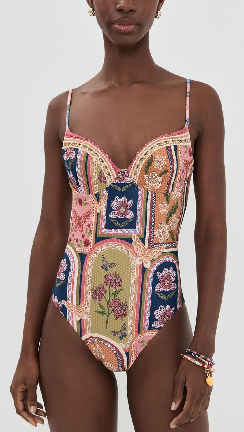 AGUA BENDITA Women's Fiore Petra Handmade Underwire One Piece - Image 2