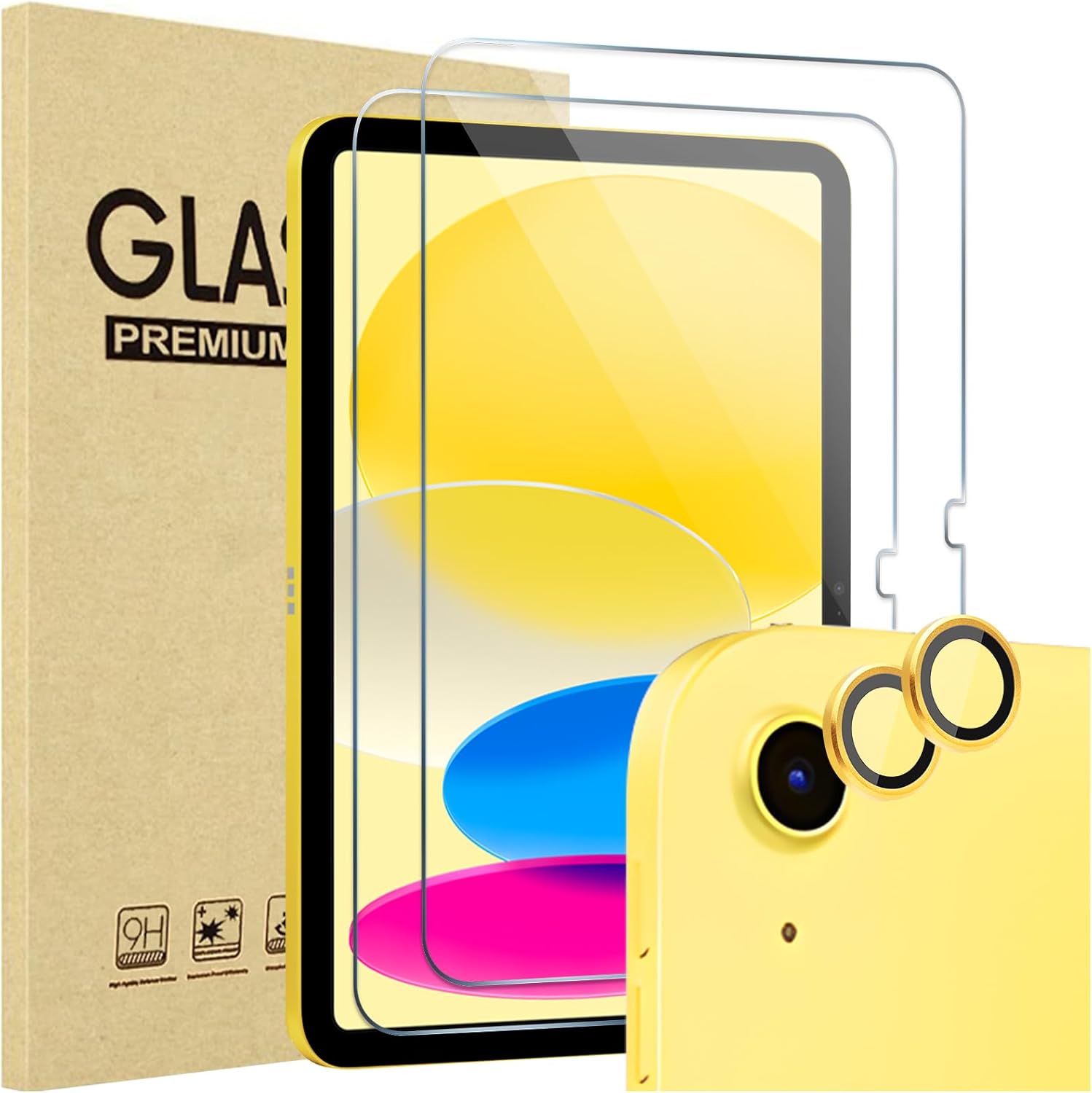 Screen Protector for iPad A16 2025 11th/10th 2022 nerat, 2