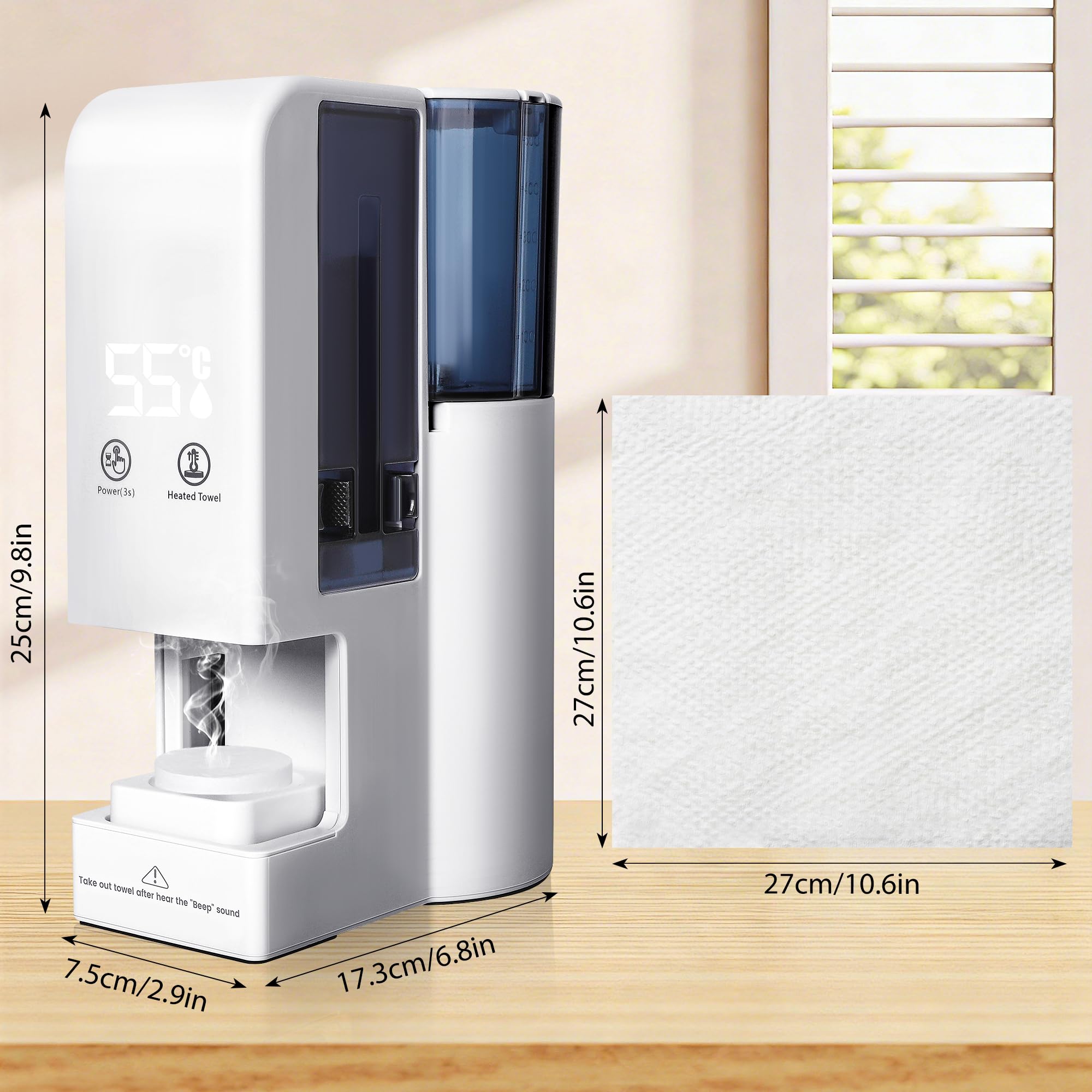 Amazon.com: Hot Face Towel Heater Machine, Automatic Disposable