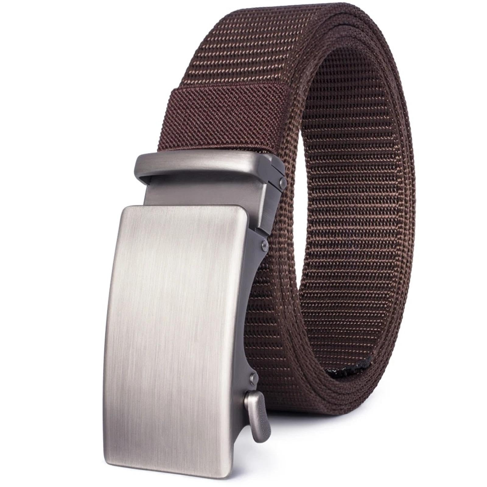 Cinturón militar de nailon ligero y cómodo con hebilla automática para caza al aire libre, cinturón táctico multifuncional de lona para hombres