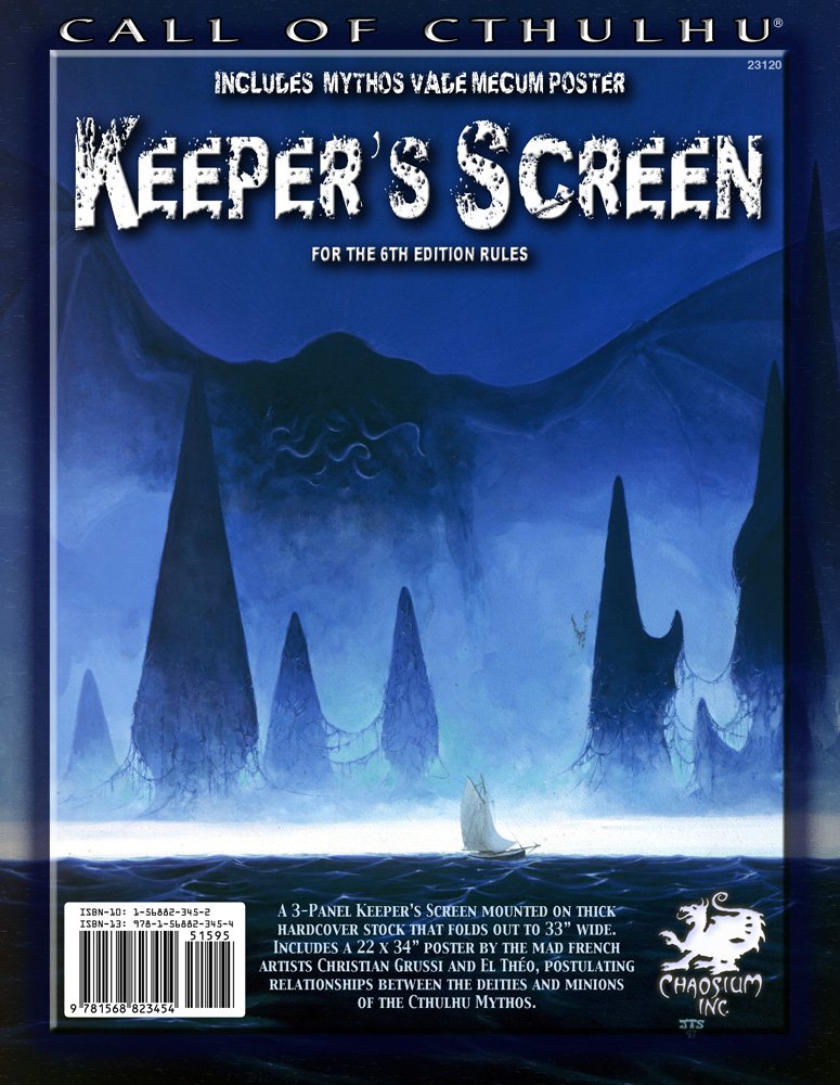 Buy Call of Cthulhu Keeper's Screen: Rules — BookShops.in