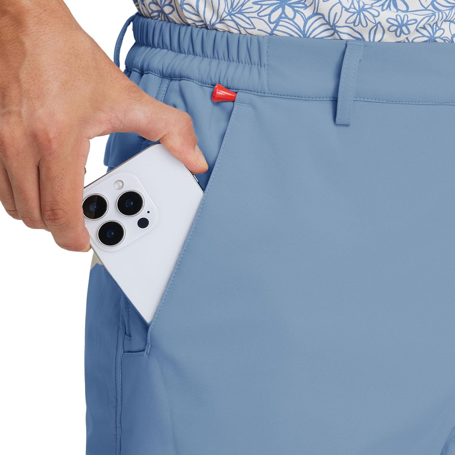 M MAELREG Men's Fleece Lined Pants 30"/32"/34" Winter Warm Golf Work Mens Dress Pants Water Resistant for Casual with Pockets - Image 5