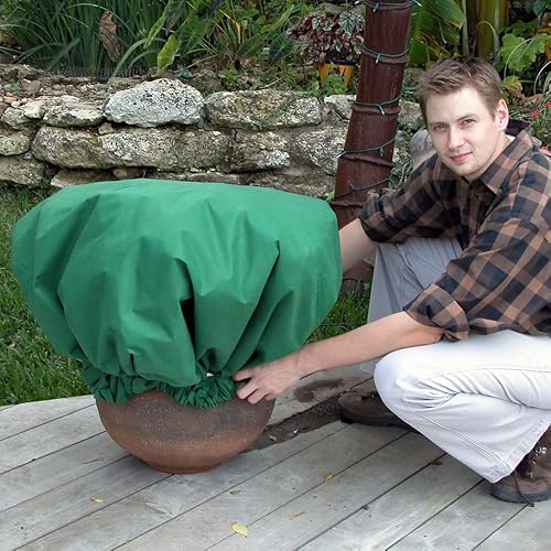 Miniatura 7 de the Planket 11012 - Cubierta rectangular de protección contra heladas, 10 x 12 pies, color verde oscuro