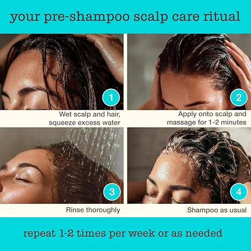 Miniatura 7 de SAUCE BEAUTY Tratamiento aclarador del cuero cabelludo (8 onzas líquidas) Limpiador espumoso para el cuero cabelludo y el cabello, removedor de