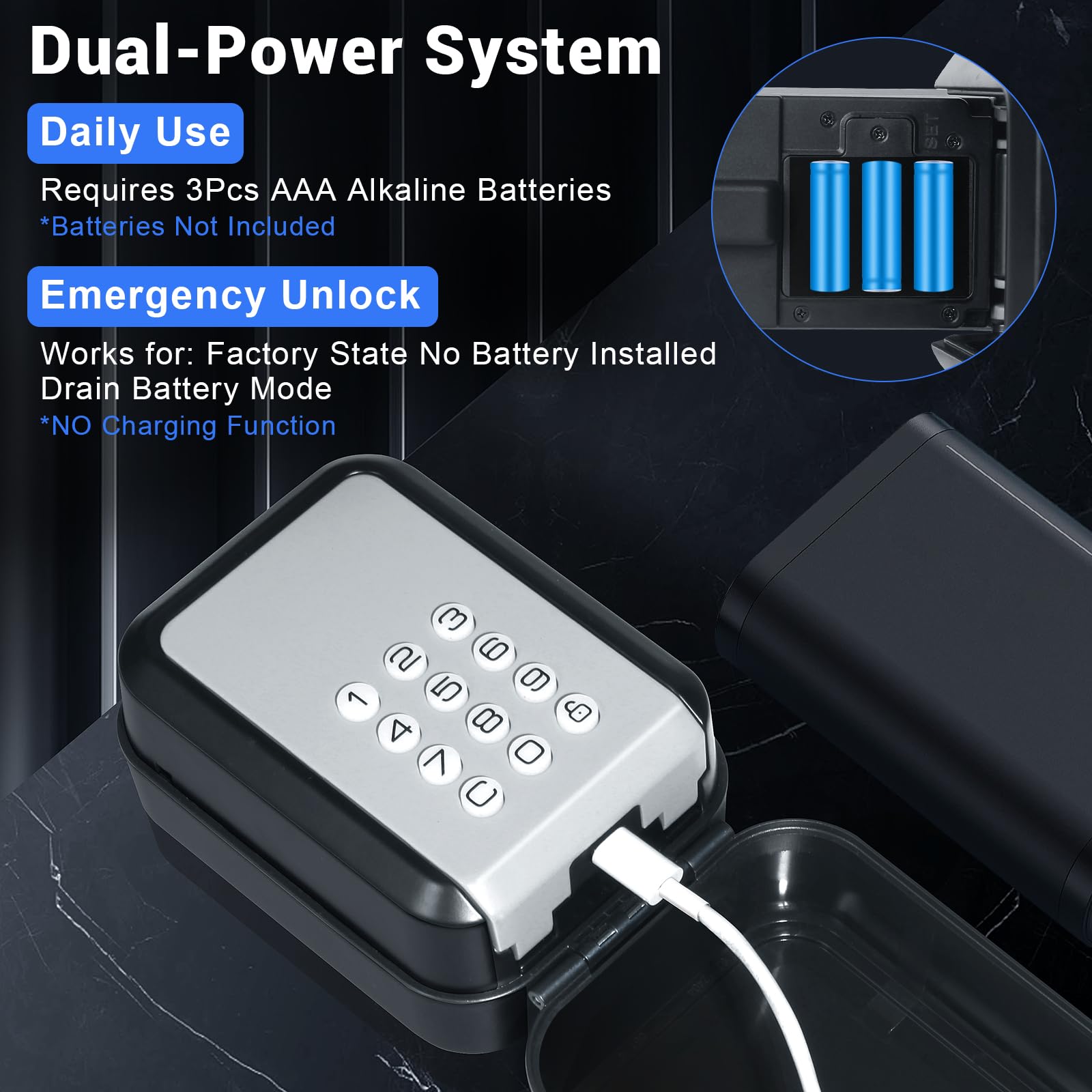 Smart Key Lock Box - Bluetooth & App Control -6 Smart Key Lock Box - Bluetooth & App Control -6
