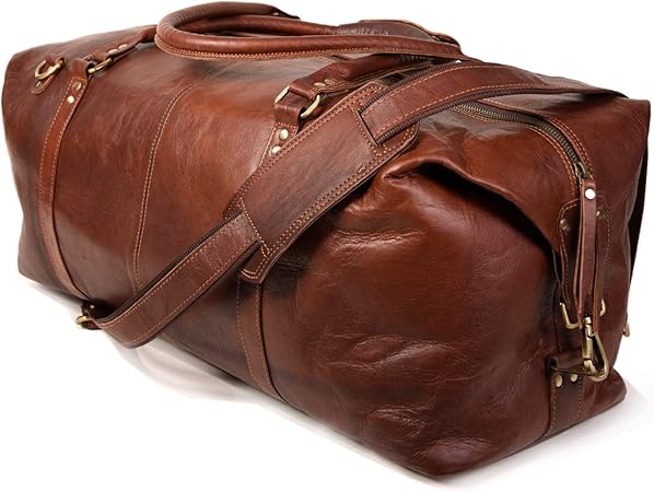 Genuine leather overnight bag Clearance