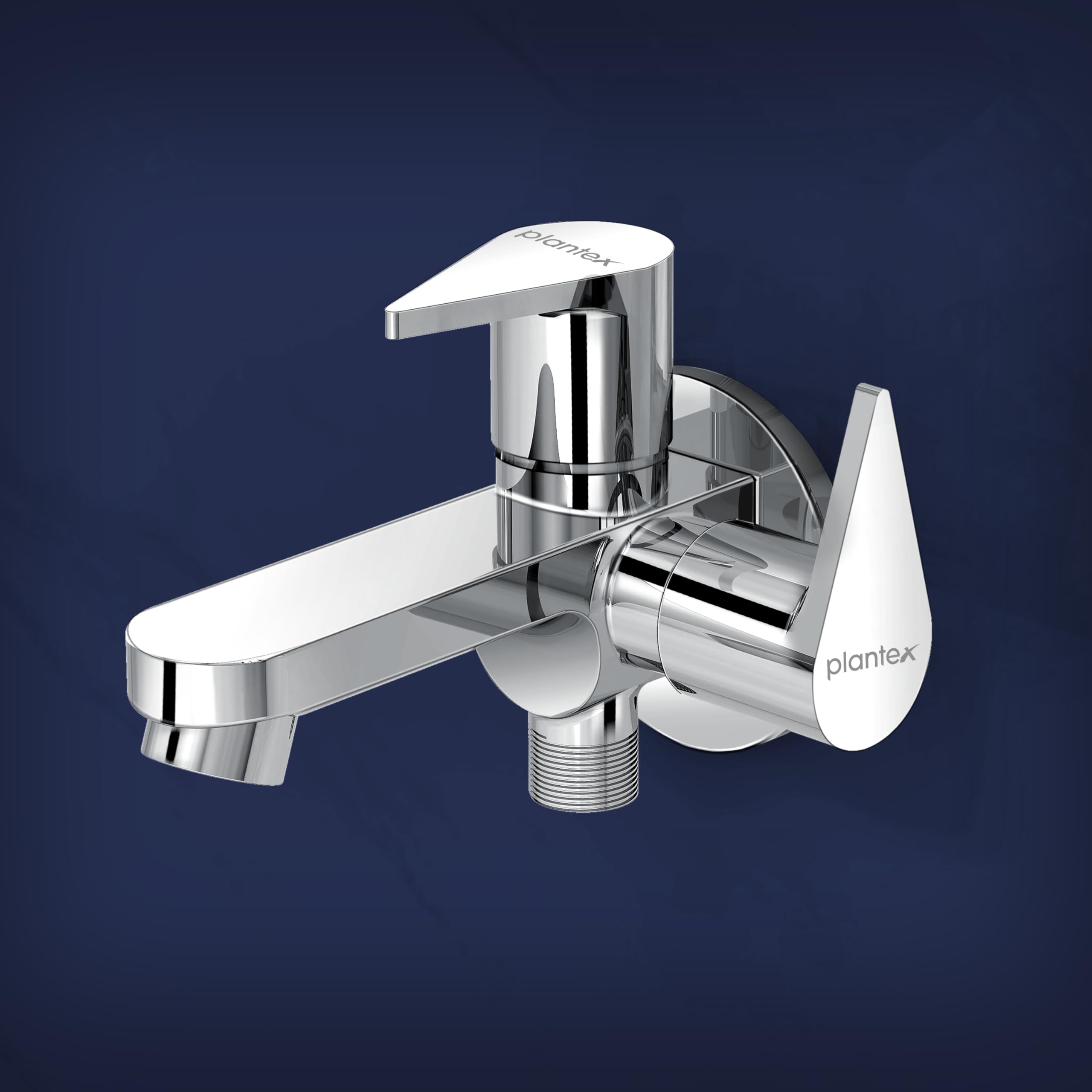 Plantex Pure Brass Two Way Tap for Washing Machine with Brass Wall Flange & Teflon Tape/Quarter Turn Bibcock Water tap/Washbasin taps for Home-(PAC-1807-Chrome) (B093D55B2N) Amazon Price History, Amazon Price Tracker