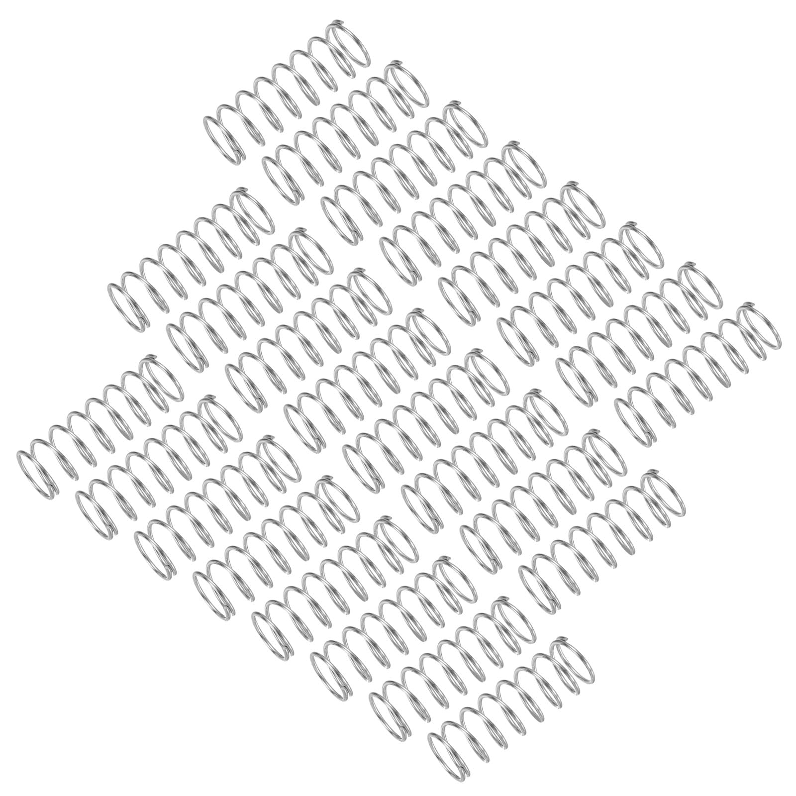 uxcell 25Pcs Compression Spring, 304 Stainless Steel 8mm OD 0.8mm Wire 15mm Length Mechanical Spring for Shop Home Repair Project, Silver Tone — Amazon image 13