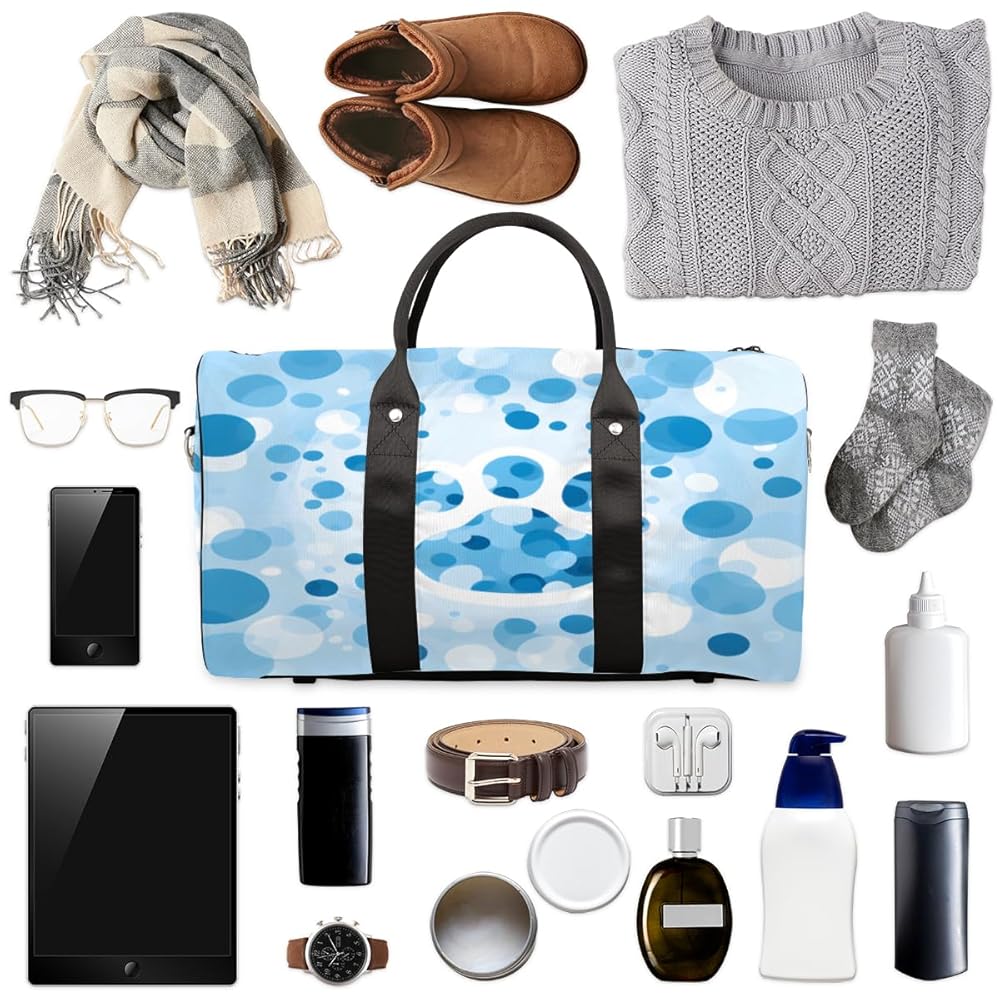 Amazon.com | Duffel Bags Unique Blue Bright Large Tote Bag Amazon.com | Duffel Bags Unique Blue Bright Large Tote Bag