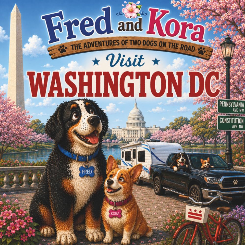 Fred & Kora Visit Washington DC: Two real dogs. One unforgettable adventure.
