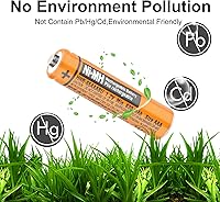 Vista 2 de OSIM 4Pack HHR-65AAABU NI-MH AAA Rechargeable Batteries 1.2V 630mah AAA NiMH Batteries for Panasonic Cordless Phones, Remote Controls, Electronics