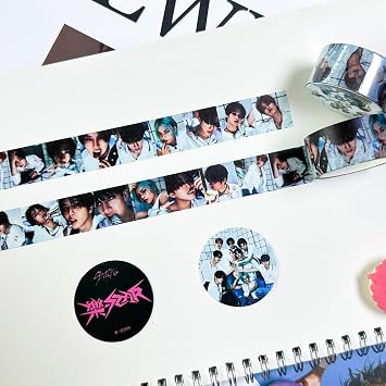 KPOPBTS Stray Kids -Star Gift Box Set Laptop Stickers, Lanyards, Photocards, Keychain Gift Merchandise for SKZ Fans