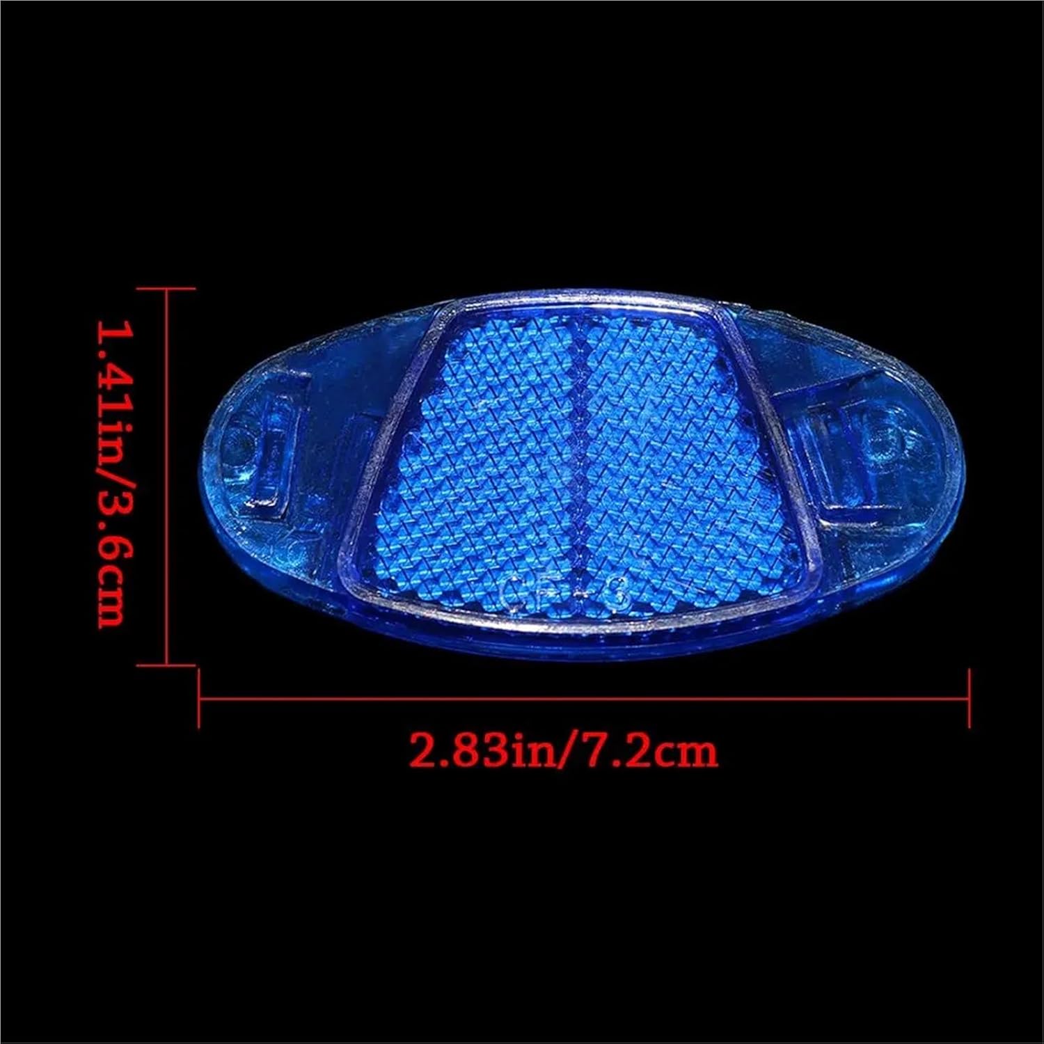 Bike Reflectors 12 Pcs Bicycle Bike Spoke Reflector Safety Warning Light Wheel Rim Reflective Mount
