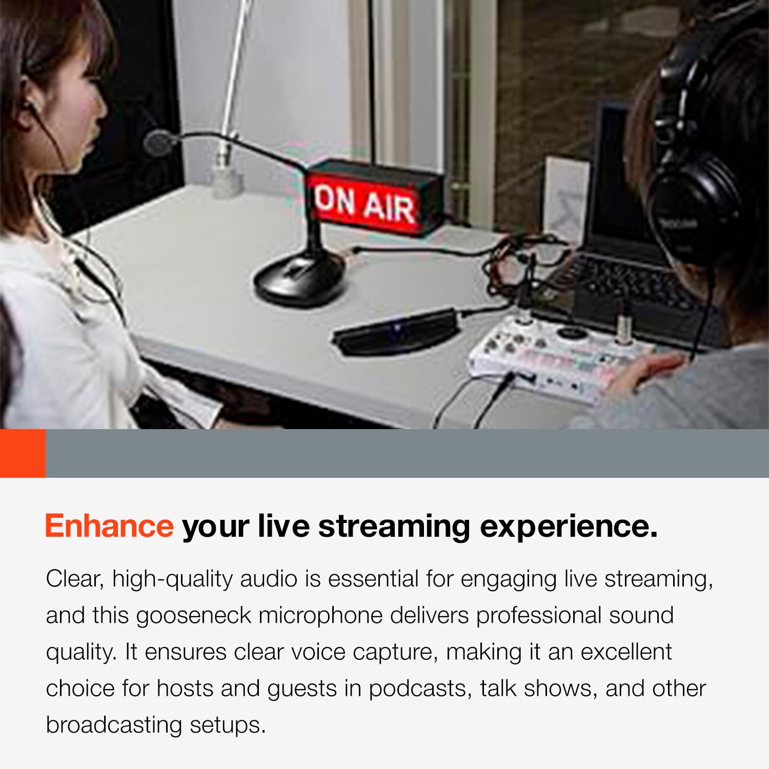 Amazon.com: Tascam TM-95GN Desktop Gooseneck Condenser Microphone