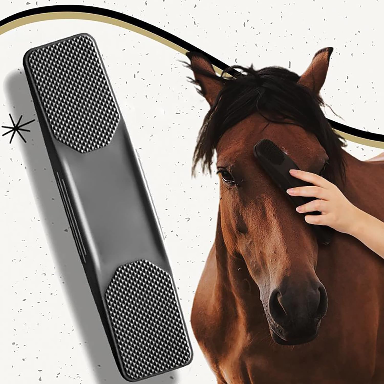 Onewly 6in1 Horse Grooming Kit,Horse Brush Dog Brush for Shedding