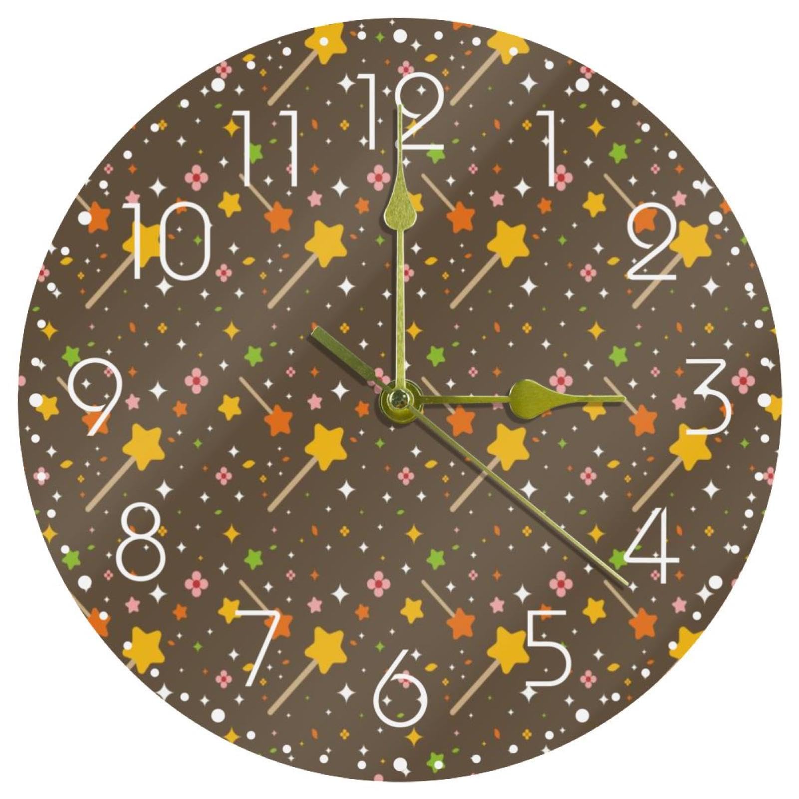 Horloge de salle de bain étanche et silencieuse pour le matin