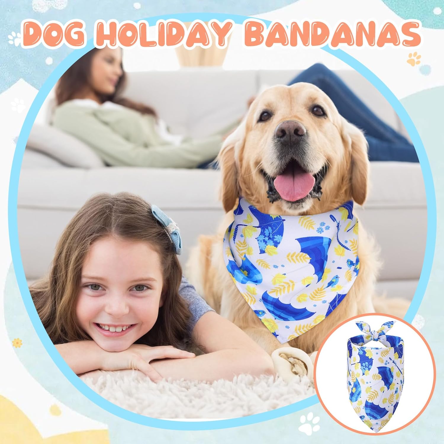 Amylove 100 Pcs Dog Bandana Bulk Pet Bibs Colorful Triangle Scarf Pet Bandanas for Small Medium Pup Puppy Summer Spring Costume Decoration(Assorted)