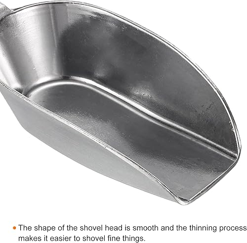 Miniatura 3 de PATIKIL Cucharas de hielo, pala de aluminio pequeña para hacer hielo de 5.71 pulgadas para hacer harina de cereales de azúcar para cocina, bar,