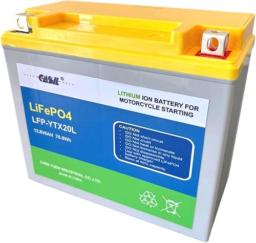 Batería de litio para motocicleta YTX20L-BS LiFePo4 de repuesto para CF MOTO 500CC Cforce 500 07-14 disponible en Yaxa Colombia