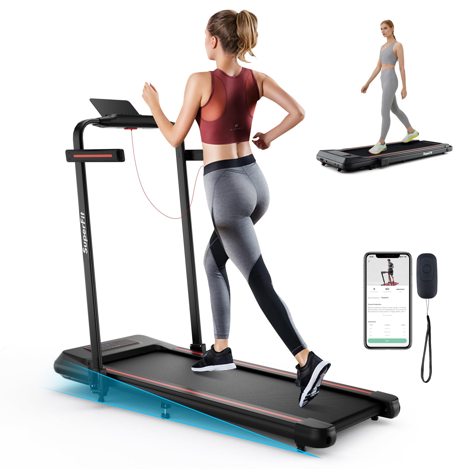 Gymax In Walking Pad Treadmill With Smart App Desertcart INDIA