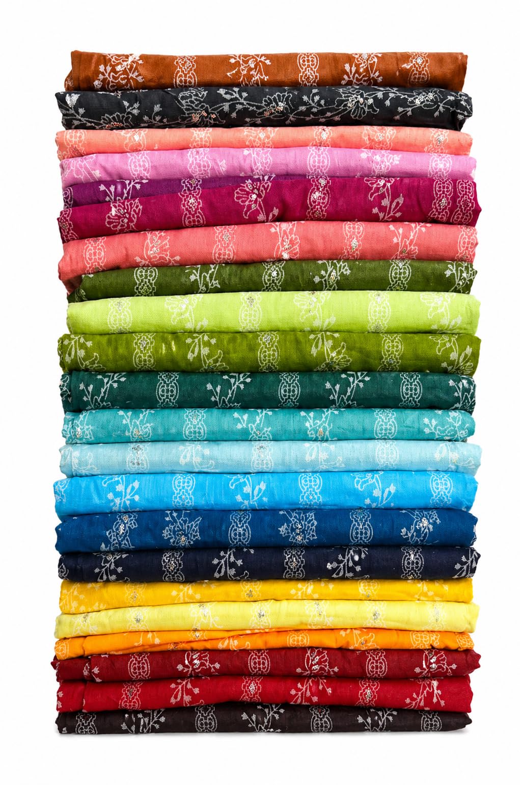 TZ-Lakhnavi Printed Women Dupatta Combo, Multicolor, Cotton Blend, 2.25 Metres, Pack of any 5 Perfect for summer-image-11