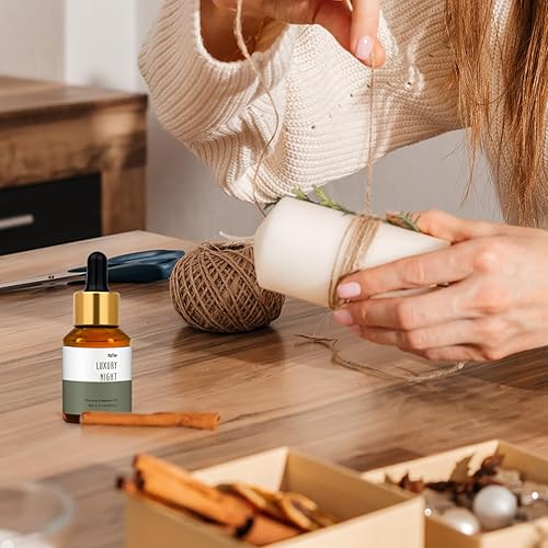 Miniatura 6 de MitFlor - Aceite fragancia nocturna de lujo, aceite perfumado individual de gran tamaño de grado prémium para hacer jabón y velas, aceite esencial