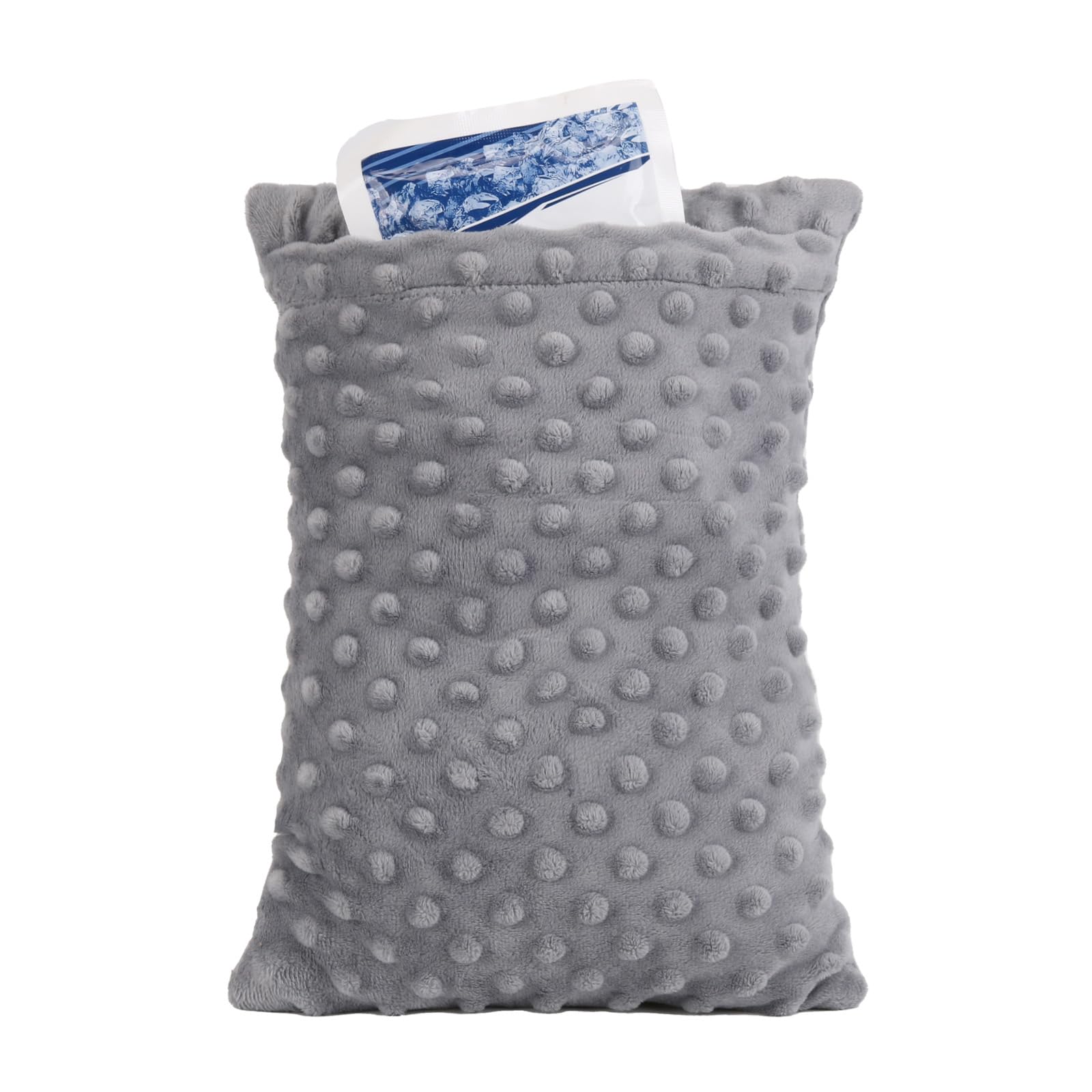 Zhijiazhi Women's Grey Abdominal Surgery Pillow With Pocket, Hysterectomy Pillow, Lumpectomy Recovery Pillow For Small Pillow For Travel (Grey)