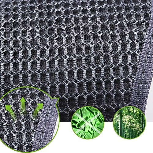 Miniatura 2 de Exceart Plantillas de zapatos de carbón de bambú, plantillas de malla, absorbentes del sudor, antiolor, almohadillas para zapatos, desodorantes para