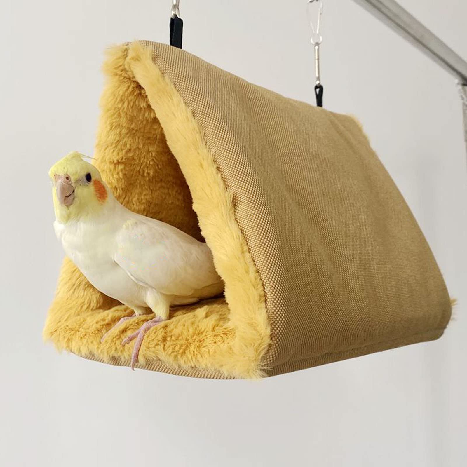 Amazon.co.jp: ノーブランド品鳥たちの寝床三角ハウスインコおもちゃ 
