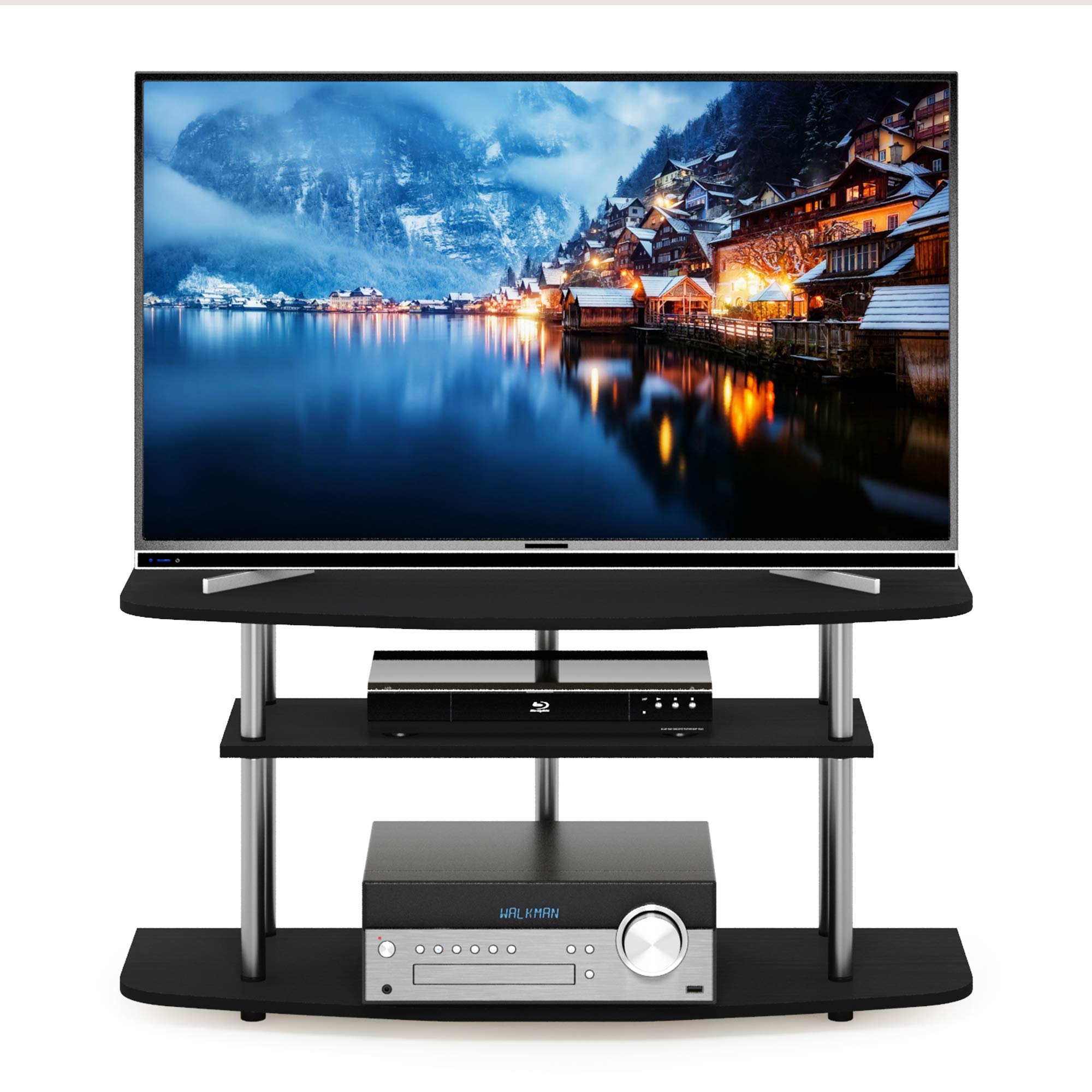 Amazon｜フリノ(Furinno) Frans テレビ台 43インチまで対応 3段 カラー