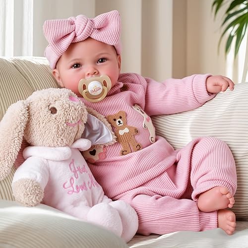 Vista 2 de BABESIDE Muñecas de bebé reborn realistas para niñas - Benson de 20 pulgadas, muñecas recién nacidas lindas y realistas de vinilo suave, posables