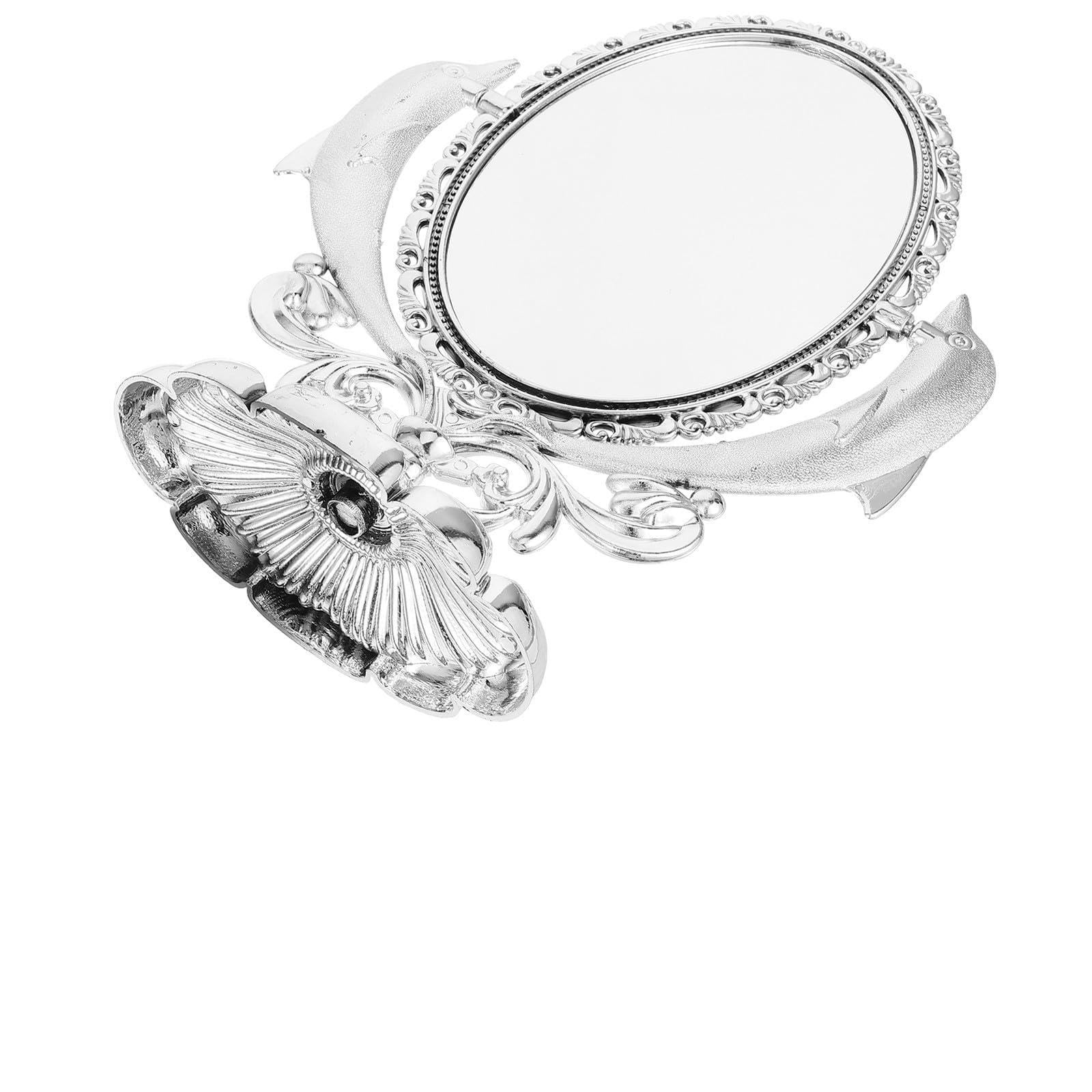Miroir argenté EXCEART avec base stable pour corriger le manque de lumière sur votre table