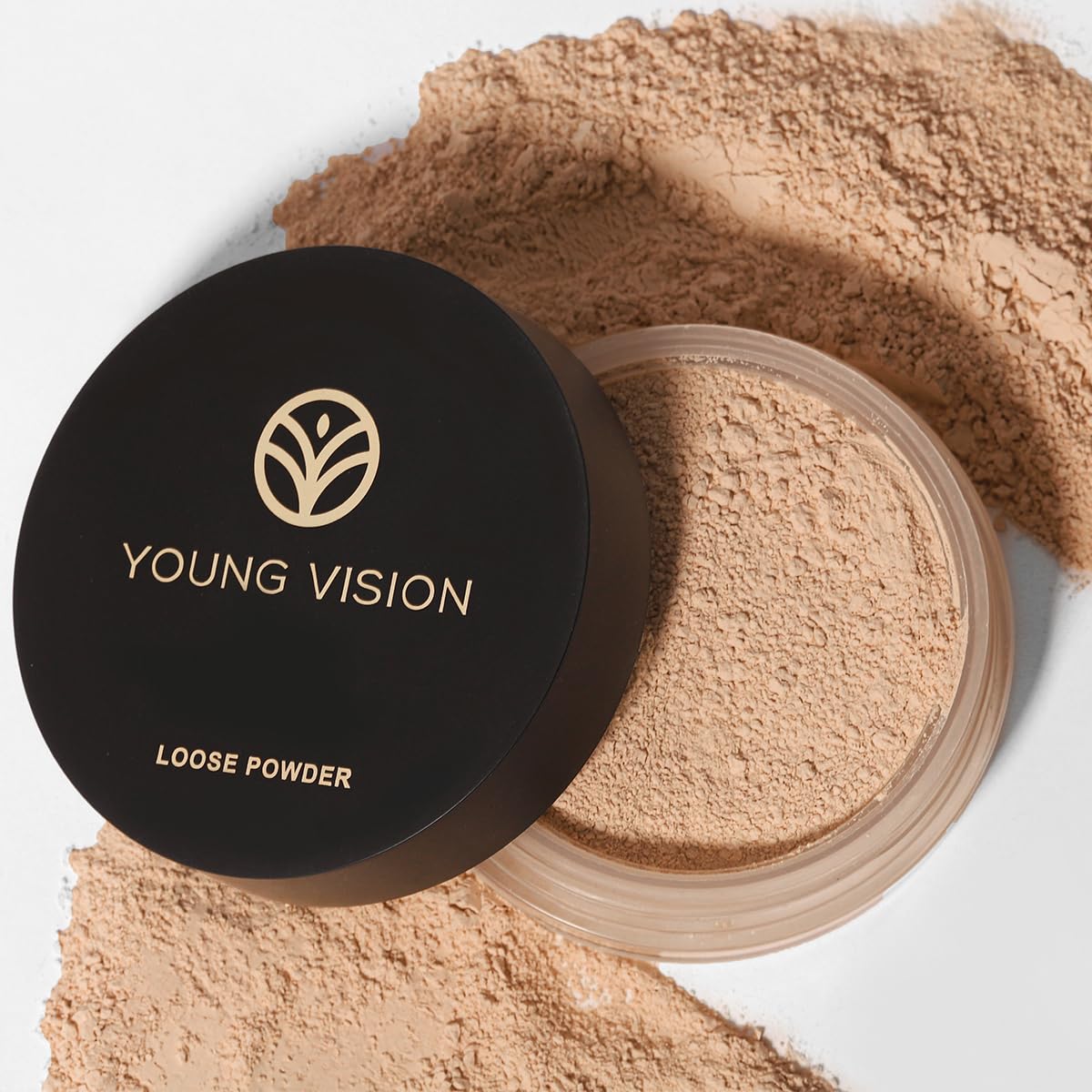 YOUNG VISION Flawless Finish Loose Powder - Translucent Setting Powder, Blurs Fine Lines & Imperfections, Lightweight, Long-Lasting, Suitable for All Skin Types, Makeup Essential (Natural Beige)