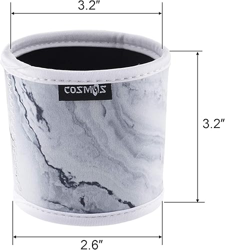 Miniatura 3 de CM Funda reutilizable para taza de café, funda aislante de neopreno resistente al calor, para café, té, bebidas frías y calientes (patrones de