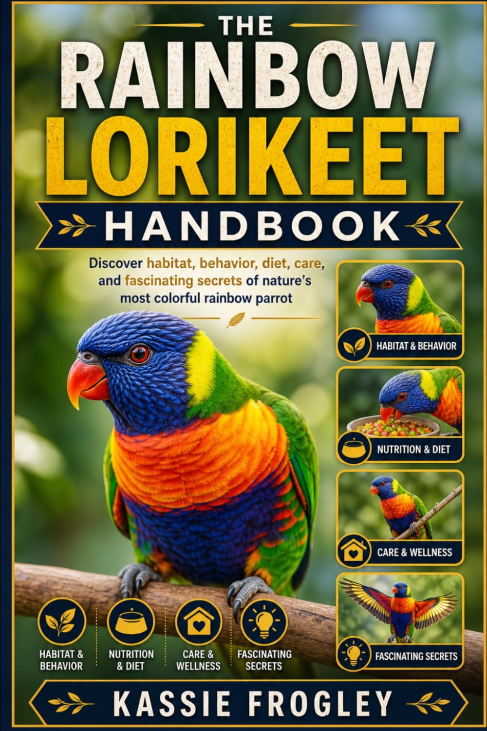 RAINBOW LORIKEET HANDBOOK: Discover habitat, behavior, diet, care, and fascinating secrets of nature’s most colorful rainbow parrot