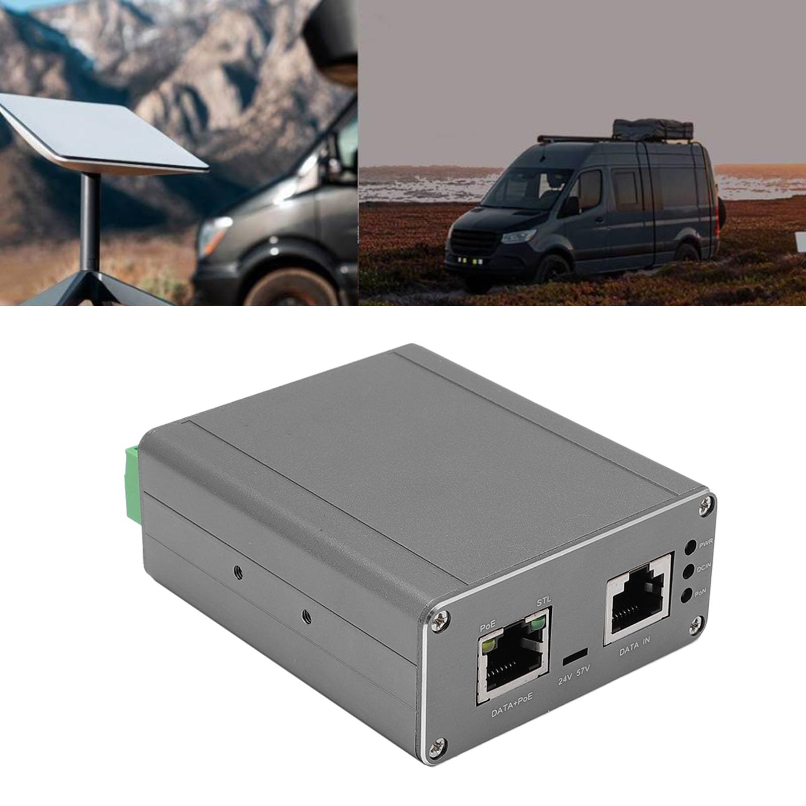 Gigabit PoE Injector 150W DC57V Ethernet Gen 3 Standard Drive Network Expansion