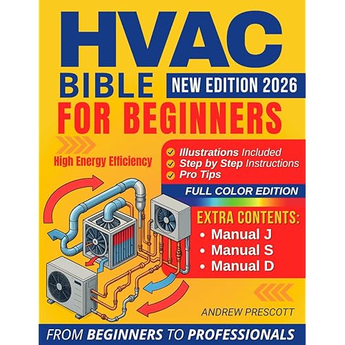 HVAC BIBLE for Beginners: The Complete Guide to Installation, Maintenance, and Troubleshooting of HVAC Systems | Cost Reduction and Career Advancement | Residential and Commercial