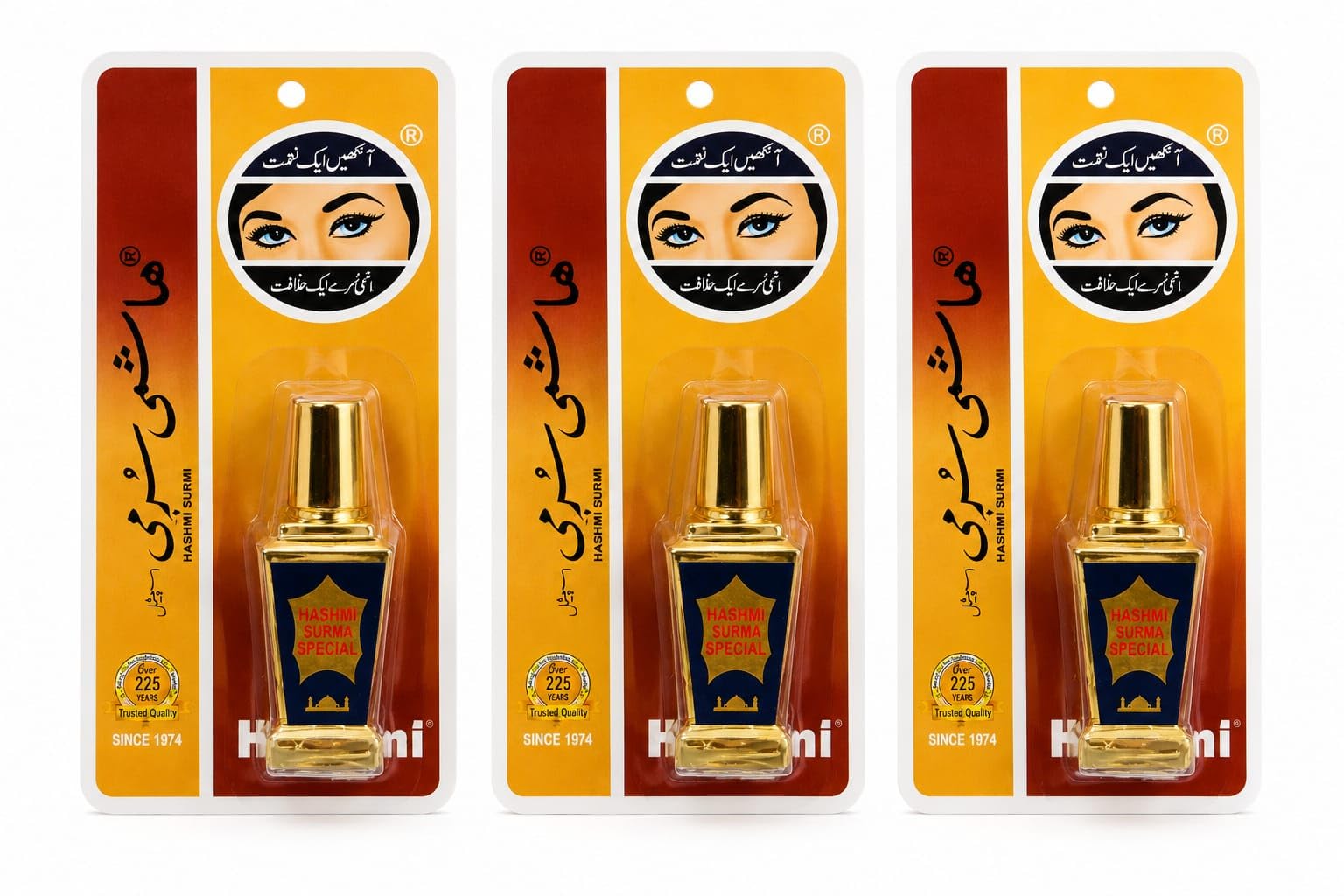 Hashmi Surma Special Natural Eye Surma Kajal | Traditional Herbal Kohl for Eyes | Long Lasting, Smooth Application | Unisex | Pack of 3-image-13