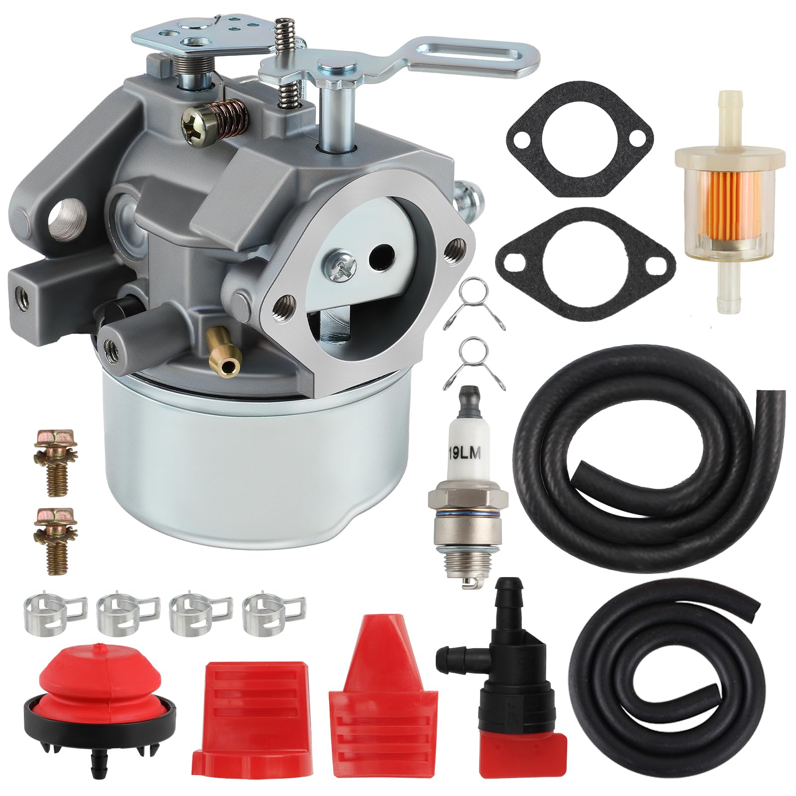 Carburatore Regolabile Azcarbro Per Spazzaneve Tecumseh - Modelli HMSK80, HMSK90, LH318SA
