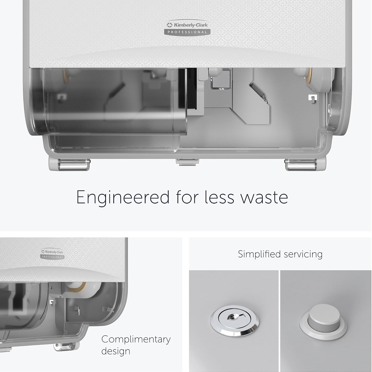 Kimberly-Clark Professional ICON Coreless Toilet Paper Dispenser (58712) image 3