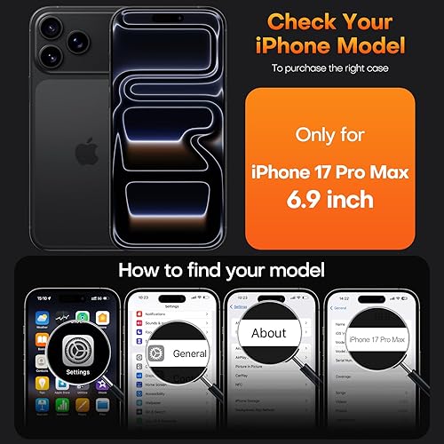 Miniatura 715 de TAURI Funda 3 en 1 para iPhone 13 Pro, [no amarilla] con 2 protectores de pantalla, funda delgada a prueba de golpes para iPhone 13 Pro, color negro