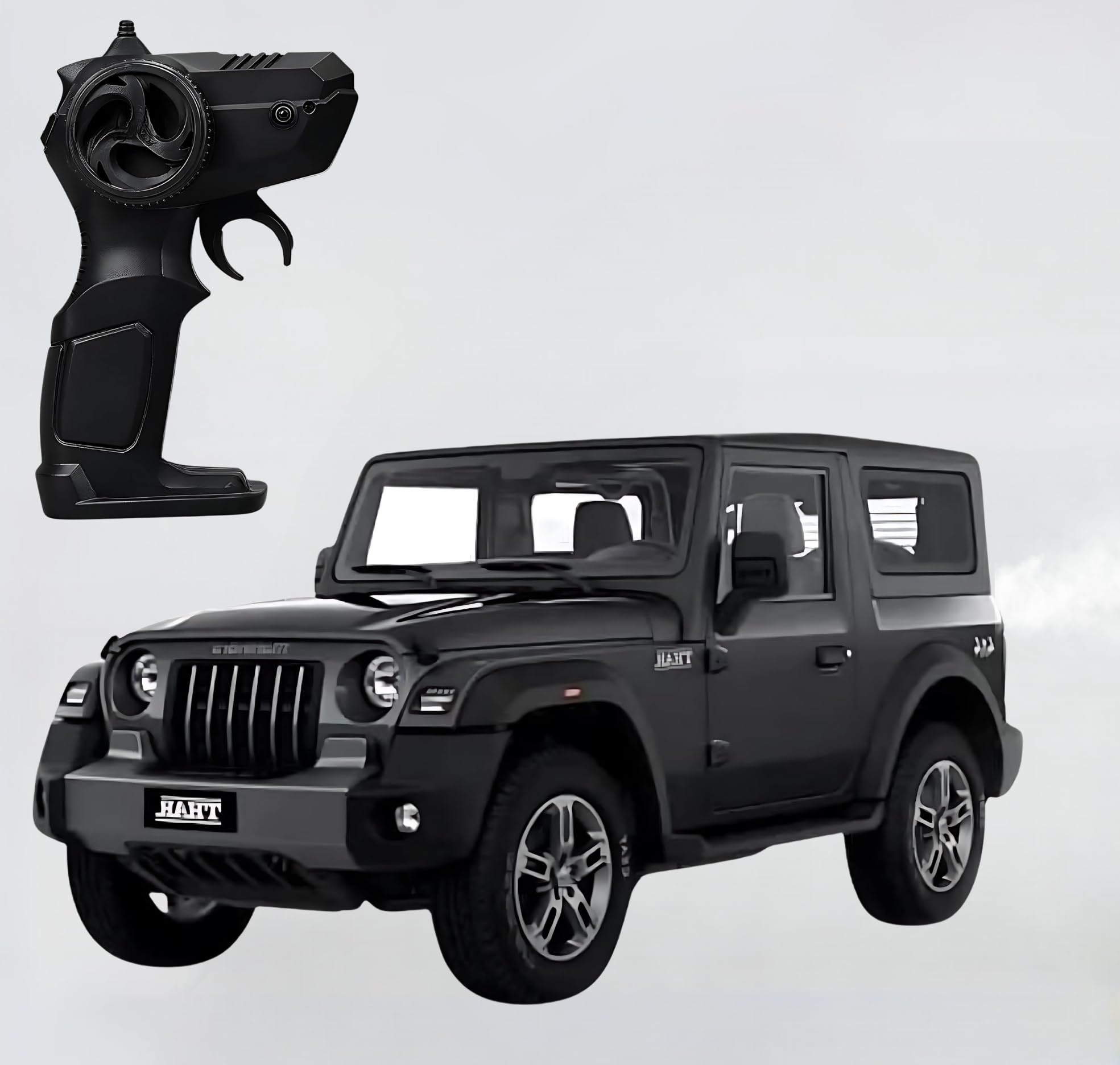 Remote Control Thar 1:16 Scale 2 Spray SUV Jeep with Openable Doors, Light & Song Toy for Kids Best Gift for 3+ Year Old Boys-image-6