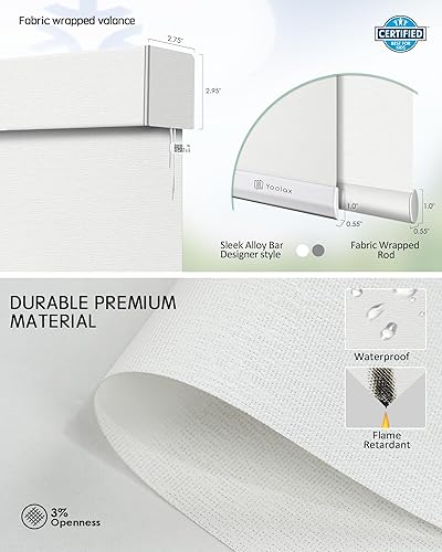 Miniatura 59 de Yoolax Persianas inteligentes, persianas enrollables motorizadas, persianas automáticas para ventanas, persianas motorizadas compatibles con Alexa