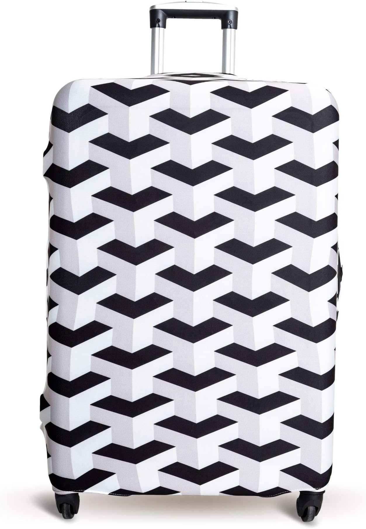 Luggage Cover Suitcase Protector Fits 19-33 Inch TSA Approved Travel Suitcase Cover Washable Dustproof Anti-Scratch (S (19-22 inch), Pattern)